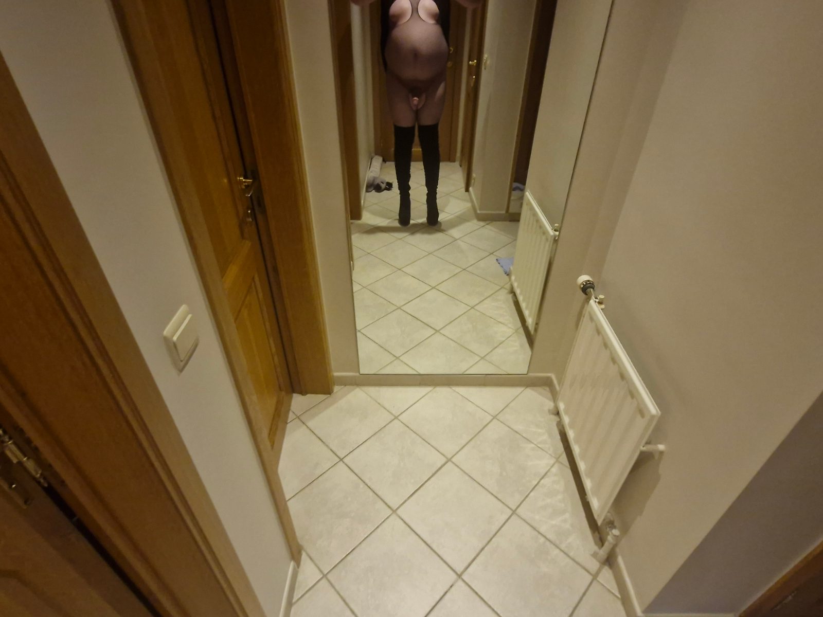 Onderdanige Chubby Sissy Travestie